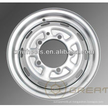 Roda de aço pequena durável para o carro, roda de aço 12x4